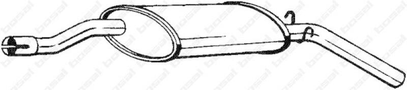 BOSAL Middle Silencer