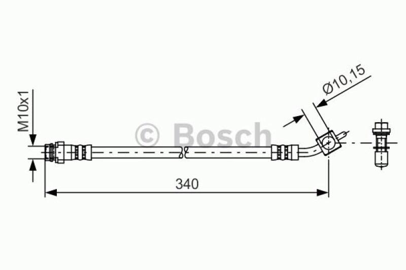 BOSCH Bremsschlauch 1 987 481 423
