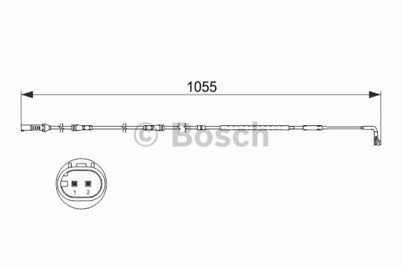 BOSCH Warnkontakt, Bremsbelagverschleiß