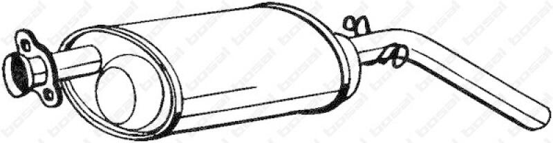 BOSAL Endschalld&auml;mpfer 200-981