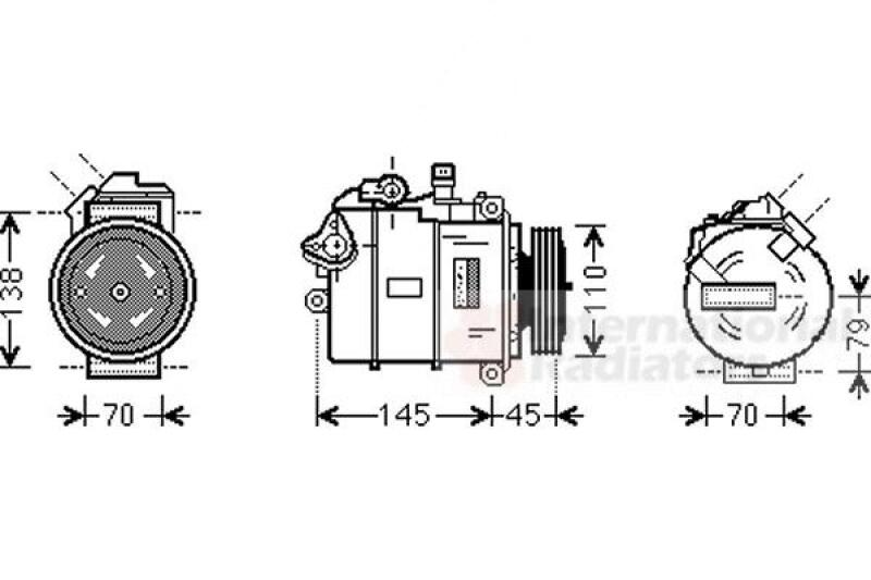 VAN WEZEL Kompressor, Klimaanlage 0600K383