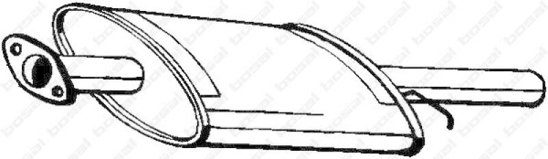 BOSAL Middle Silencer