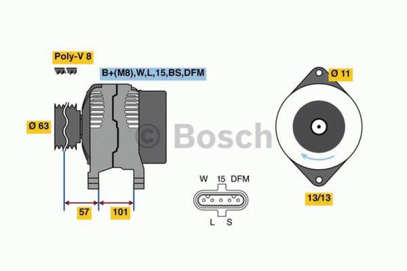 BOSCH Alternator