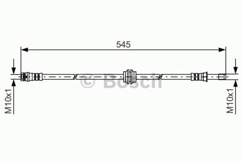 BOSCH Bremsschlauch 1 987 481 454