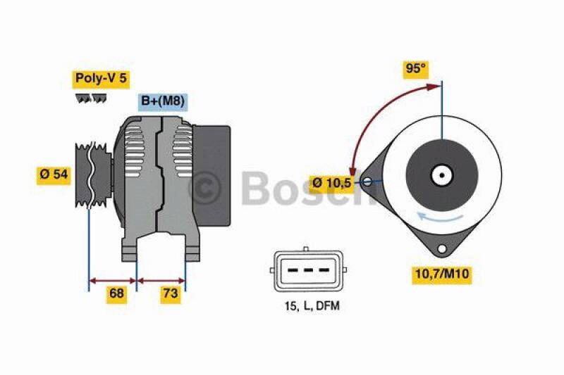 BOSCH Alternator