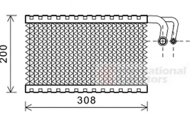 Evaporator, air conditioning
