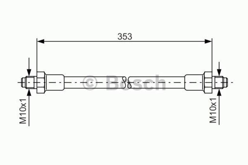 BOSCH Bremsschlauch 1 987 476 352