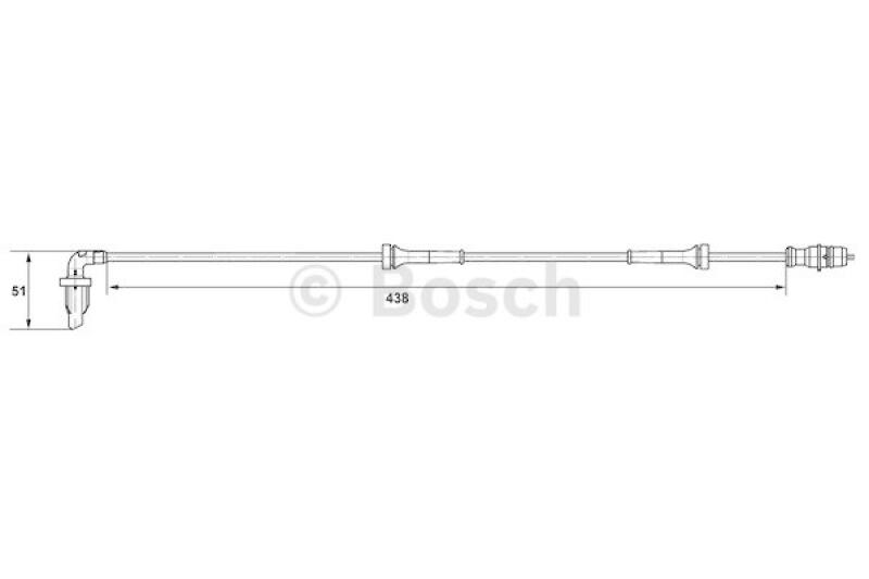 BOSCH Sensor, wheel speed