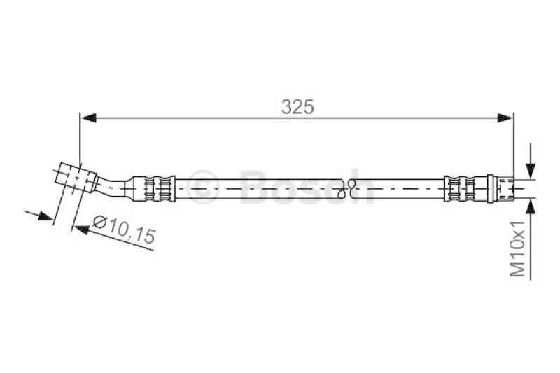 Bremsschlauch Bremsleitung BOSCH 1 987 476 334