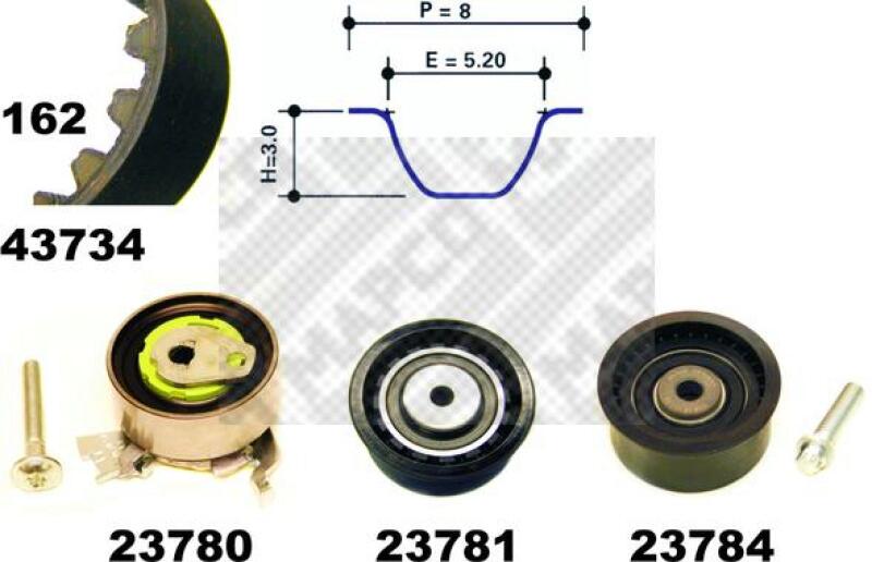 MAPCO Timing Belt Kit