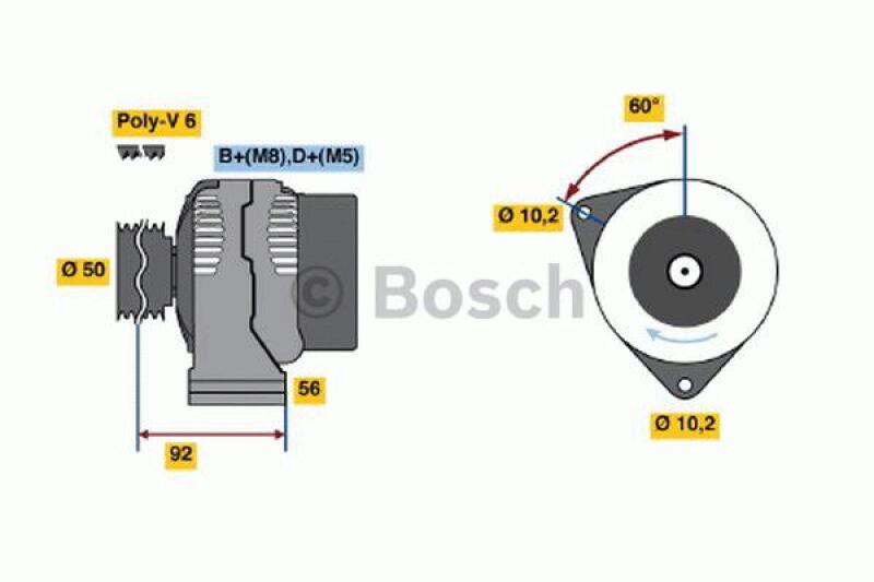 BOSCH Generator 0 986 041 320