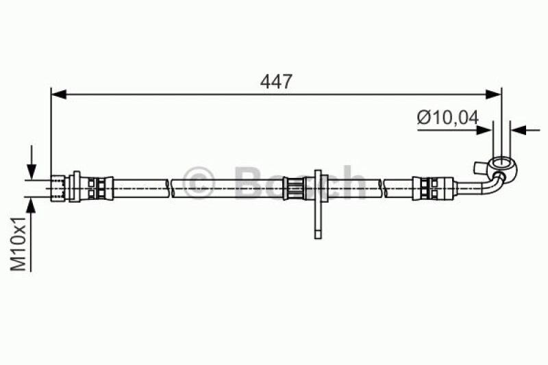 BOSCH Bremsschlauch 1 987 481 511