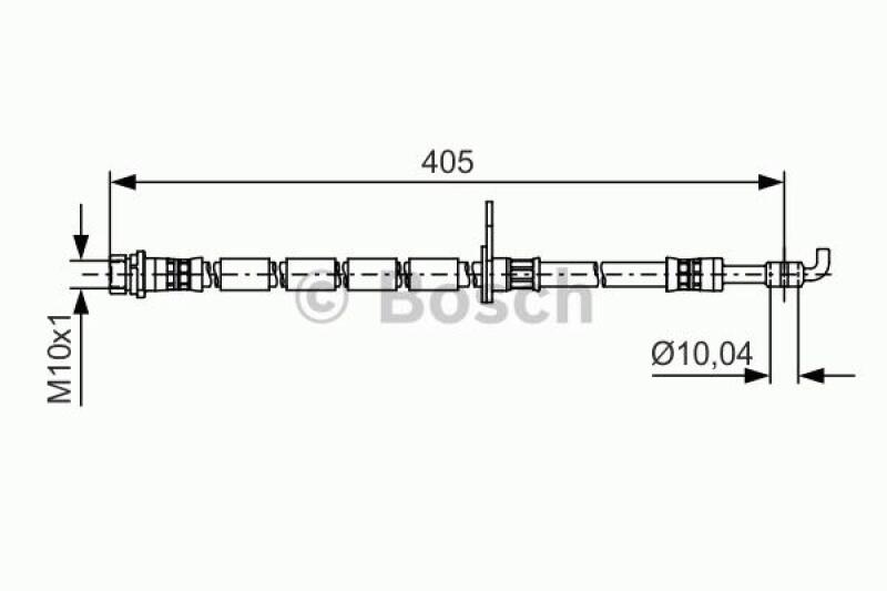 BOSCH Bremsschlauch 1 987 481 524