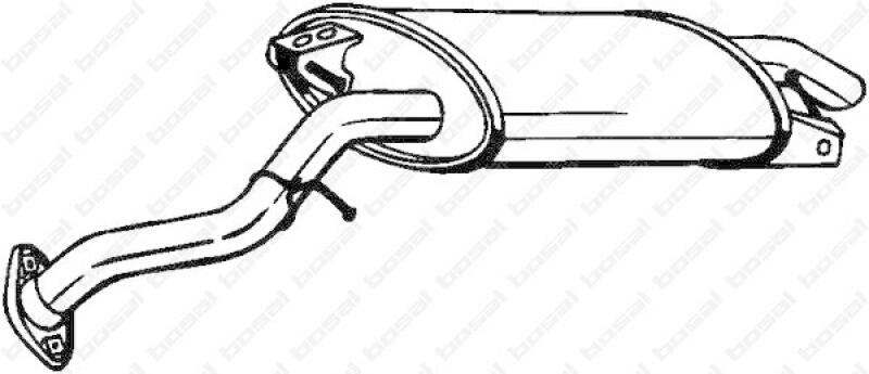 BOSAL Endschalldämpfer