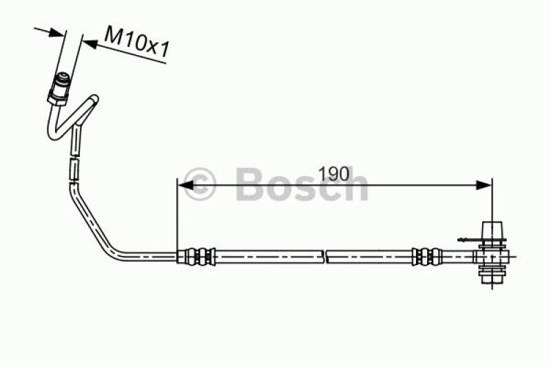 BOSCH Bremsschlauch 1 987 481 535
