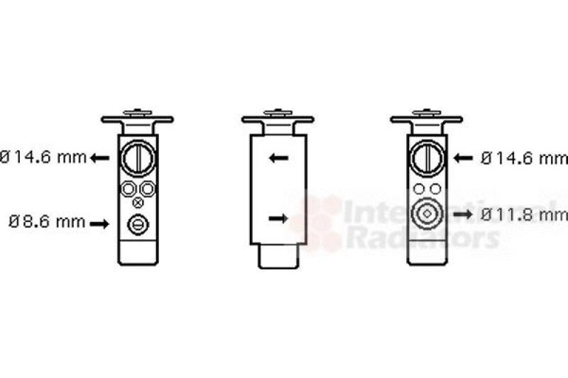 VAN WEZEL Expansionsventil, Klimaanlage