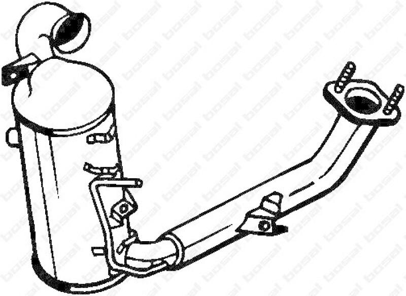 BOSAL Ru&szlig;-/Partikelfilter, Abgasanlage