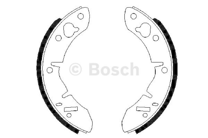 BOSCH Brake Shoe Set