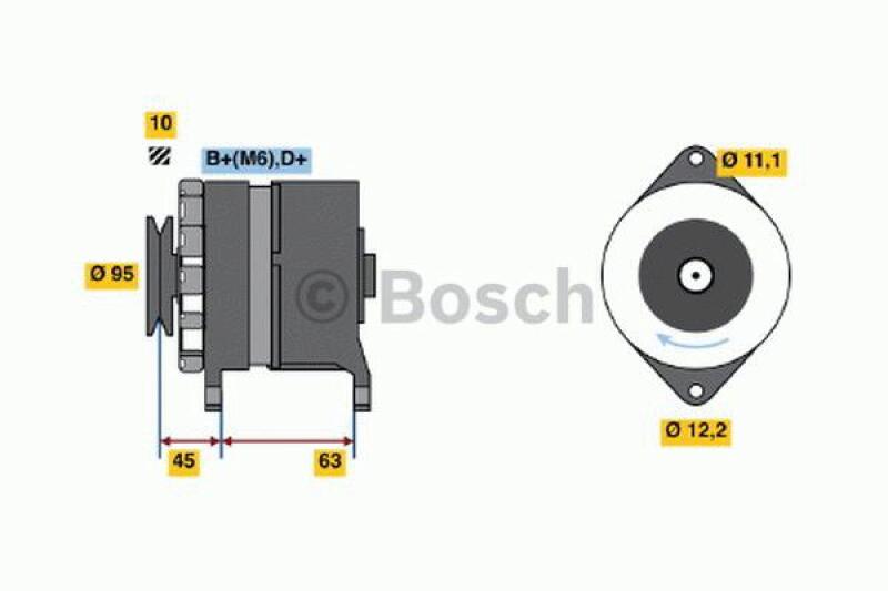 BOSCH Generator 0 986 031 340