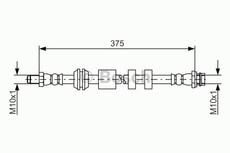 BOSCH Bremsschlauch 1 987 481 563