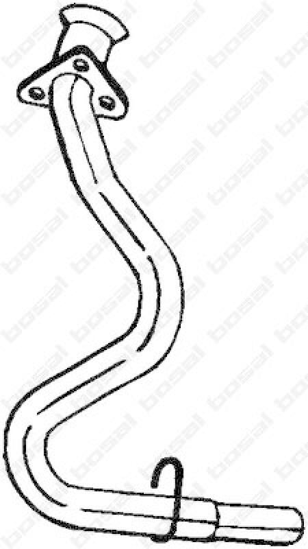 BOSAL Exhaust Pipe
