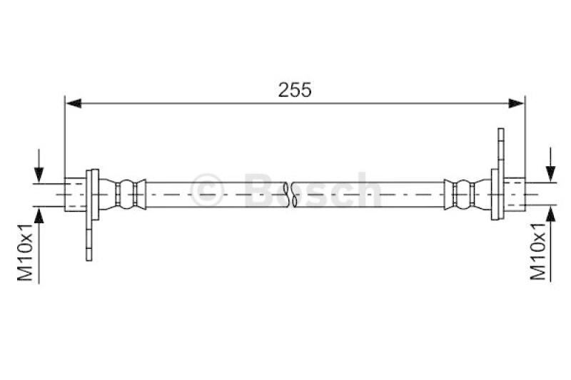 BOSCH Bremsschlauch 1 987 481 586