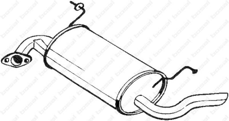 BOSAL End Silencer