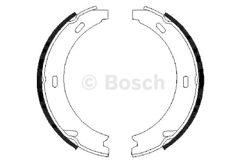 BOSCH Bremsbackensatz, Feststellbremse