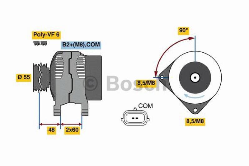 BOSCH Alternator