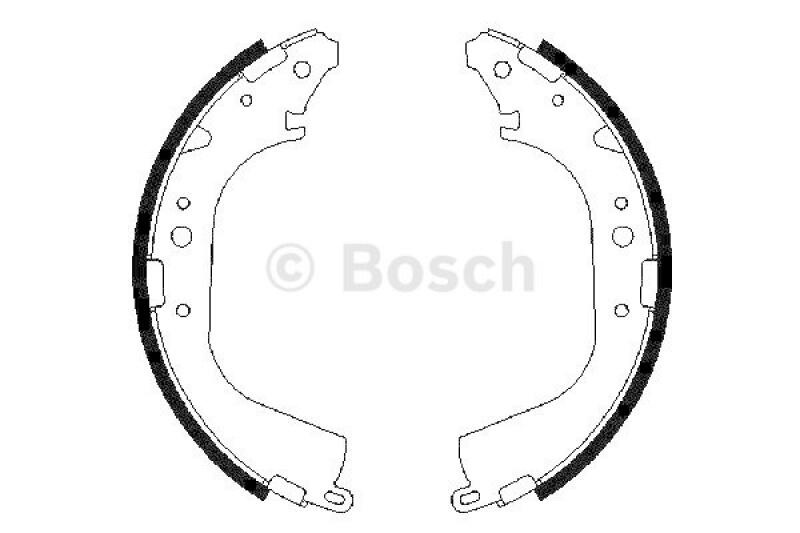 BOSCH Brake Shoe Set