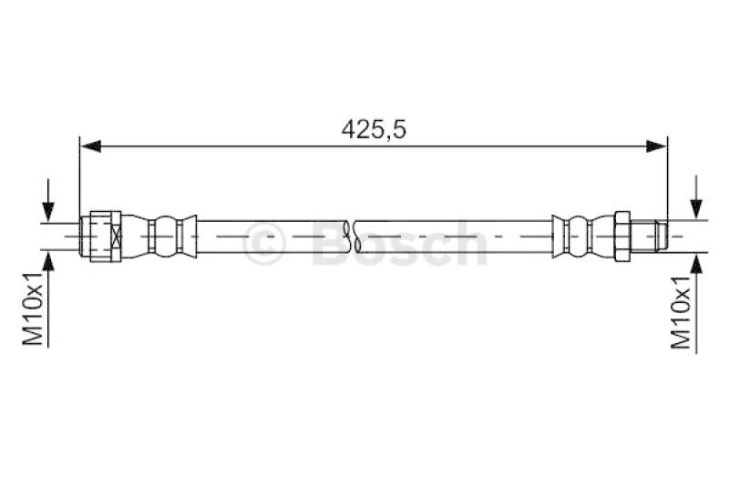 BOSCH Bremsschlauch 1 987 481 610