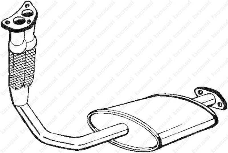 BOSAL Front Silencer