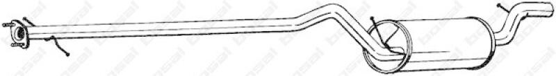 BOSAL Middle Silencer