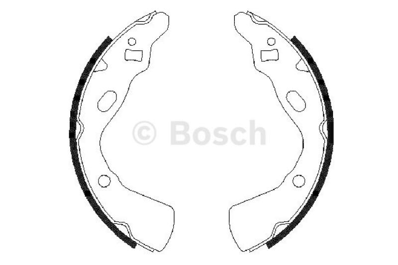 BOSCH Brake Shoe Set