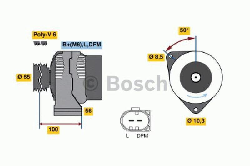 BOSCH Generator 0 986 041 990
