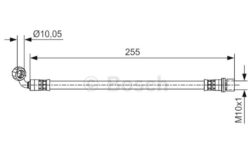 BOSCH Bremsschlauch 1 987 481 647