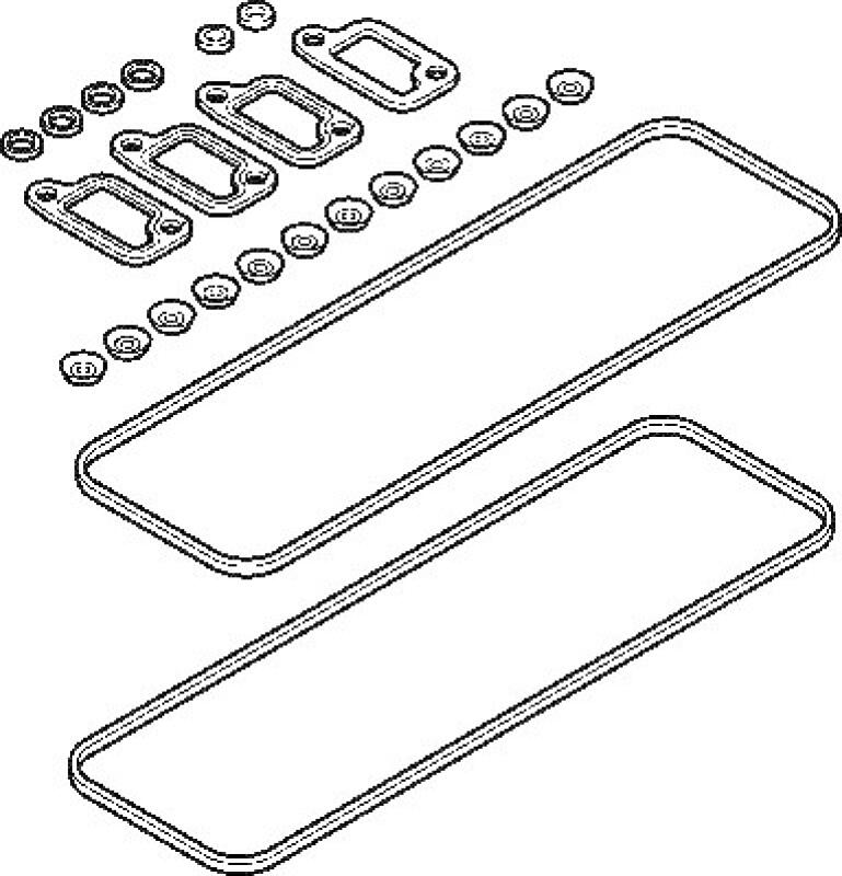 ELRING Gasket Set, cylinder head cover