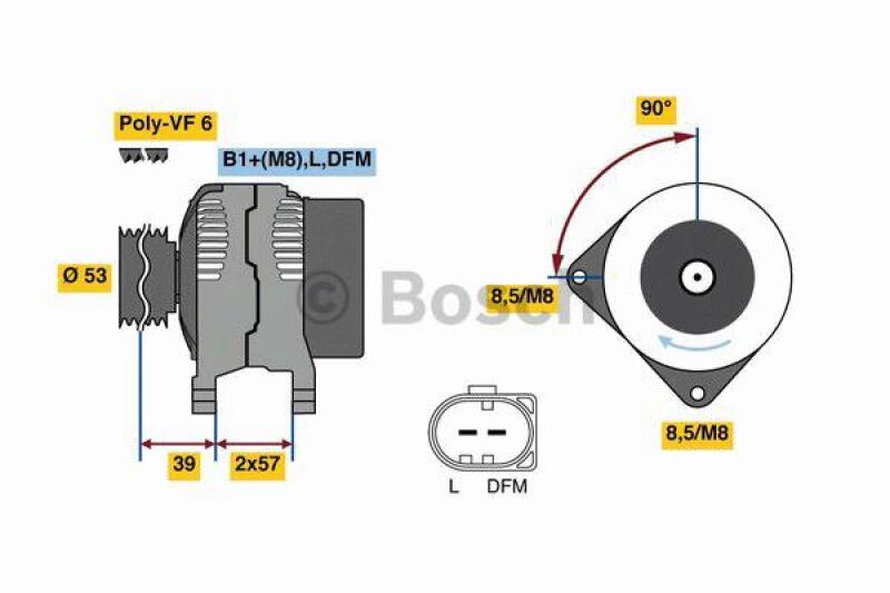 BOSCH Alternator