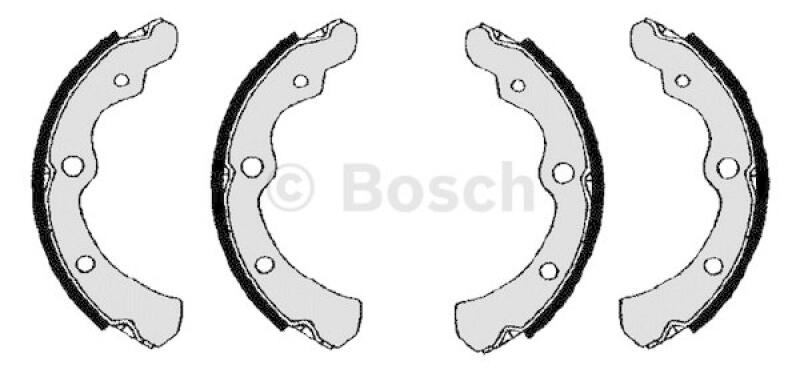 BOSCH Bremsbackensatz