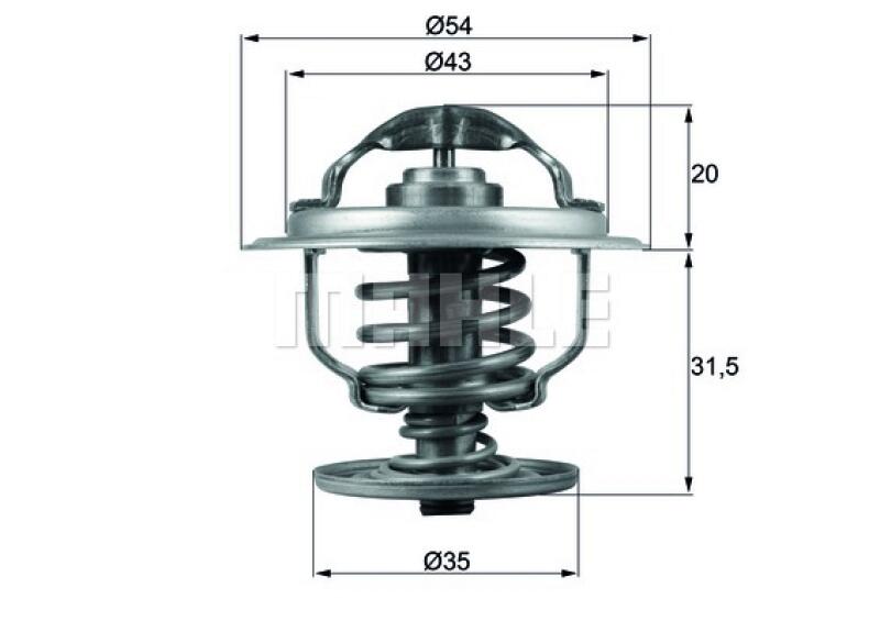 BEHR Thermostat für Kühlmittel / Kühlerthermostat