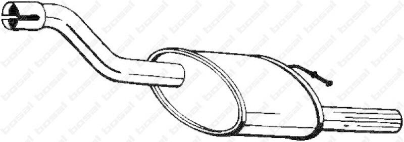 BOSAL Endschalld&auml;mpfer 154-339