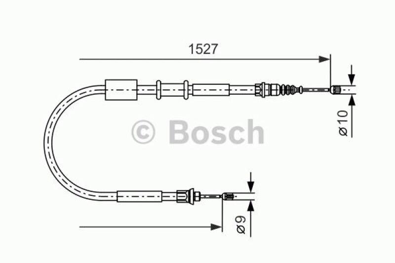 BOSCH Seilzug, Feststellbremse 1 987 477 730