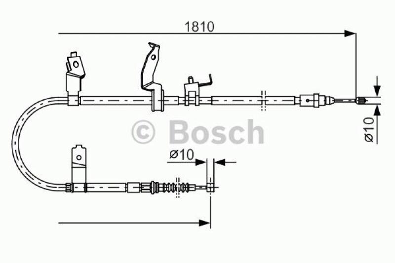BOSCH Seilzug, Feststellbremse