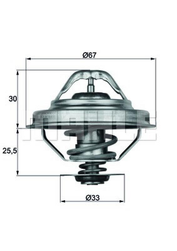 BEHR Thermostat für Kühlmittel / Kühlerthermostat