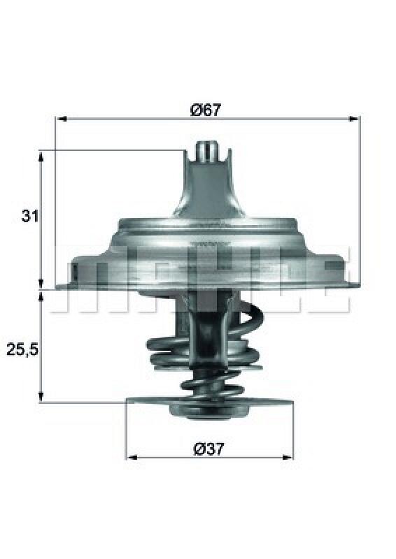 BEHR Thermostat, coolant