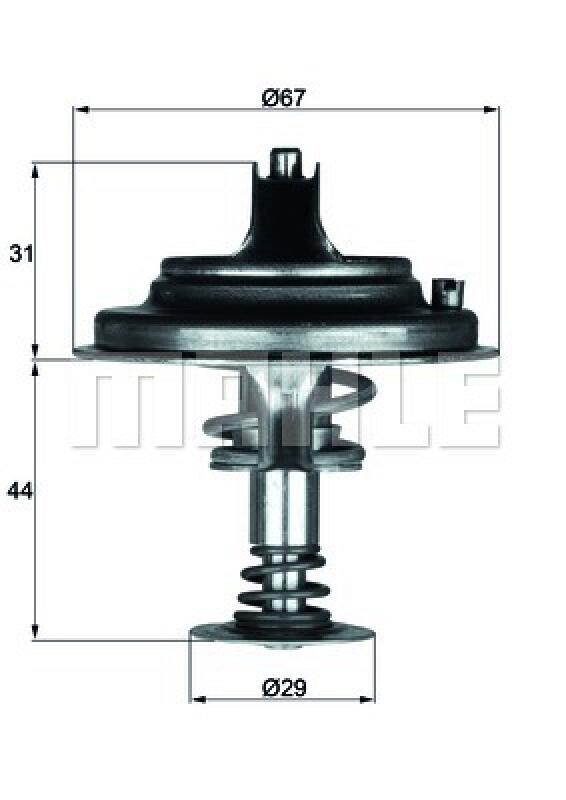 BEHR Thermostat, coolant