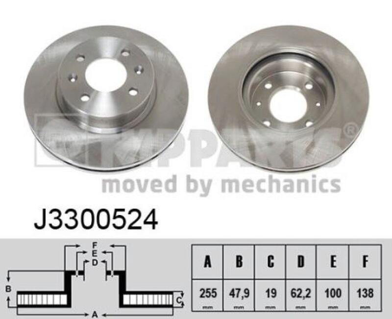 2x Bremsscheibe