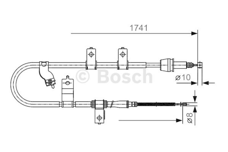 BOSCH Seilzug, Feststellbremse