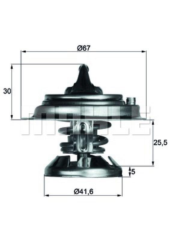 BEHR Thermostat für Kühlmittel / Kühlerthermostat