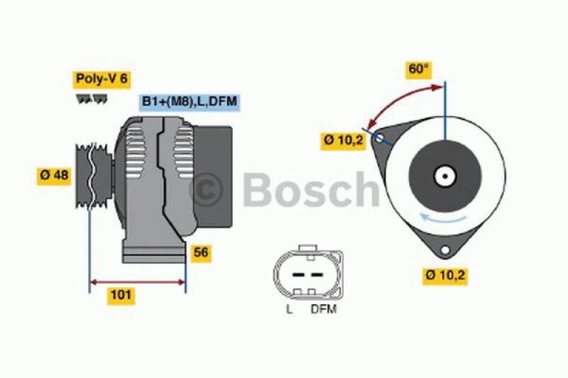 BOSCH Generator 0 986 042 540